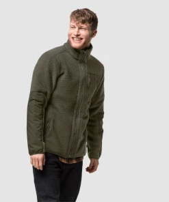 Remise ❤️ Randonnee Pedestre Homme Jack Wolfskin Polaire Jack Wolfskin Kingsway VERT ⌛ -Columbia Shop d4b945ba6b6a4b1296b051d1df7c7963