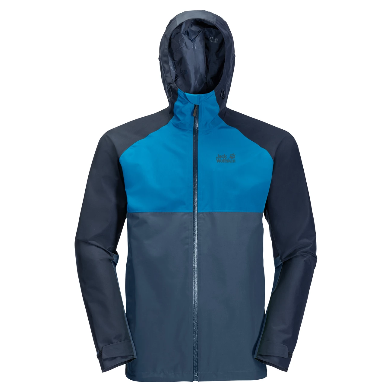 Tout neuf 😀 Randonnee Pedestre Homme Jack Wolfskin Veste Imperméable Jack Wolfskin Mount Isa BLEU 💯 5 Tout neuf 😀 Randonnee Pedestre Homme Jack Wolfskin Veste Imperméable Jack Wolfskin Mount Isa BLEU 💯 – Image 5