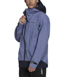 Remise 😀 Randonnee Pedestre Homme Adidas Veste Adidas Terrex Myshelter Gore-tex Active Rain VIOLET 🎁 -Columbia Shop e0b6b383384540e5adde7e25c12d4085