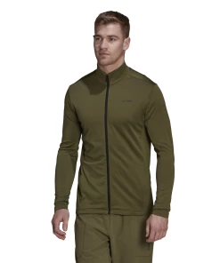 Coupon 🔔 Randonnee Pedestre Homme Adidas Veste De Survêtement Adidas Terrex Multi Primegreen Fleece VERT 😉