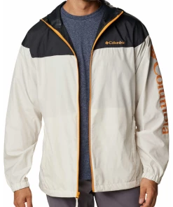 Coupon ⭐ Randonnee Pedestre Homme Columbia Veste Coupe Vent Columbia Flash Challenger Novelty BLANC ⌛ -Columbia Shop e4a893a70a0c45cf835b99a3836901c8