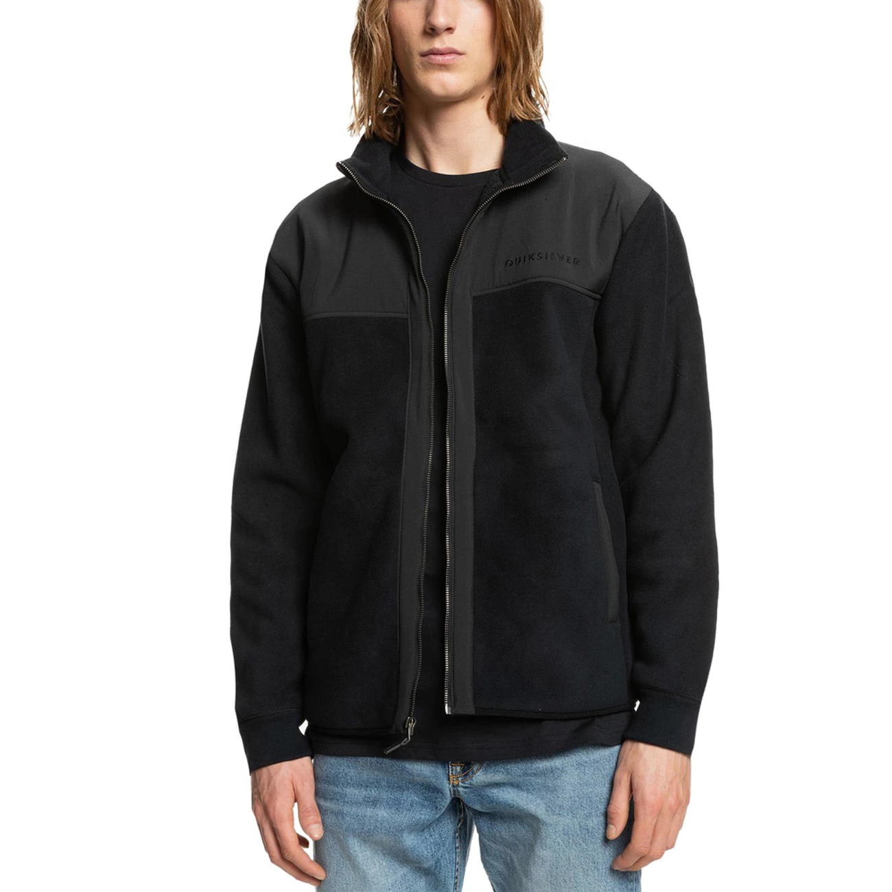 Offres 👏 Mode- Lifestyle Homme Quiksilver Quiksilver Simpang Polaire Homme NOIR ❤️ 2 Offres 👏 Mode- Lifestyle Homme Quiksilver Quiksilver Simpang Polaire Homme NOIR ❤️ – Image 2