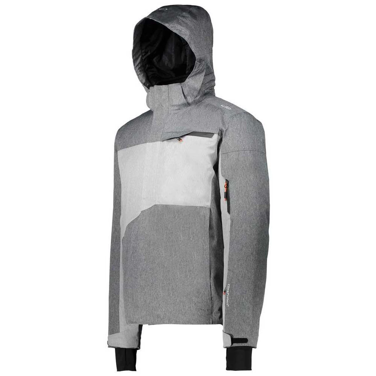 Tout neuf 🤩 Montagne Homme Cmp Cmp Man Jacket Zip Hood GRIS 👍 3 Tout neuf 🤩 Montagne Homme Cmp Cmp Man Jacket Zip Hood GRIS 👍 – Image 3