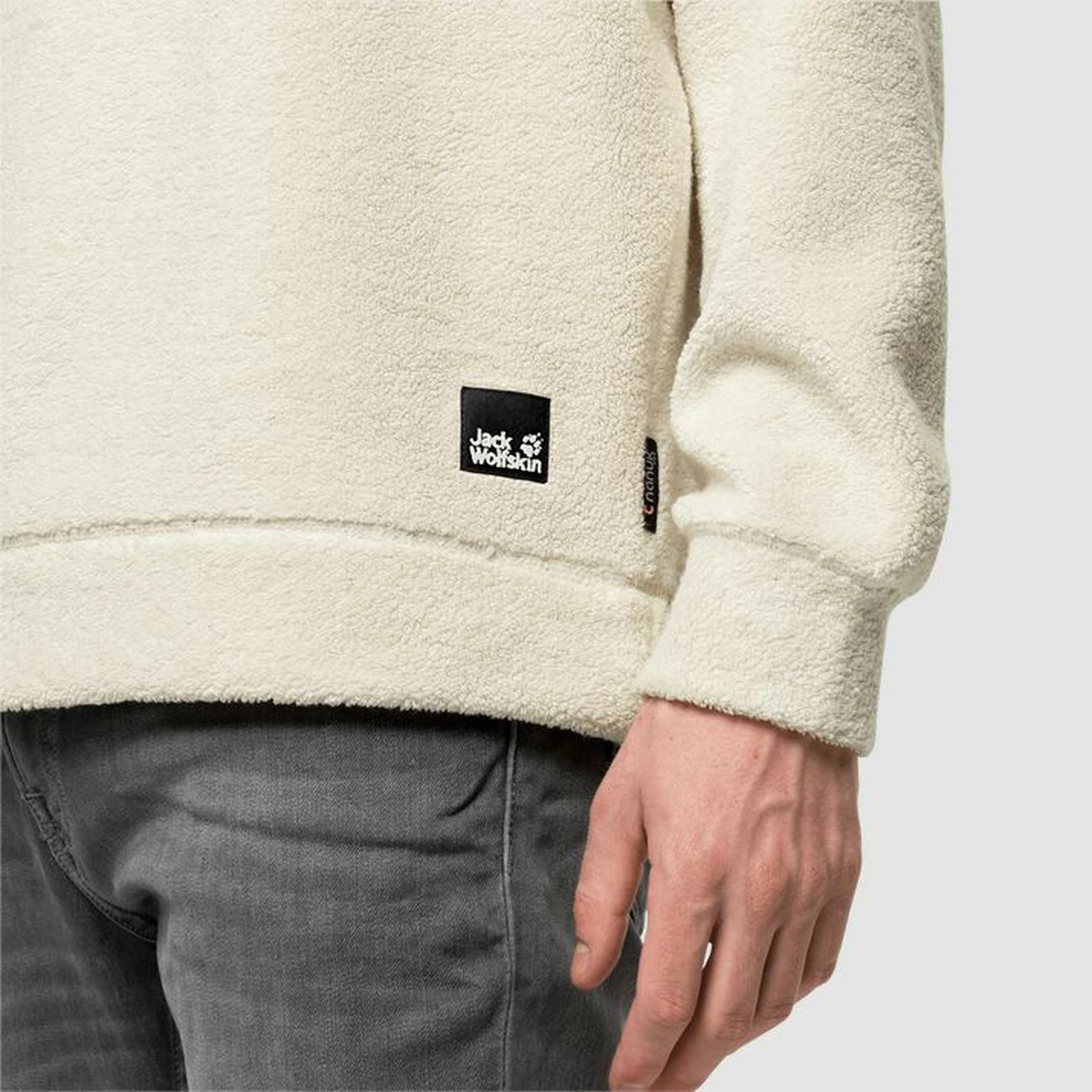 Nouveau ⭐ Randonnee Pedestre Homme Jack Wolfskin Polaire Jack Wolfskin Nature Life BLANC 😀 3 Nouveau ⭐ Randonnee Pedestre Homme Jack Wolfskin Polaire Jack Wolfskin Nature Life BLANC 😀 – Image 3