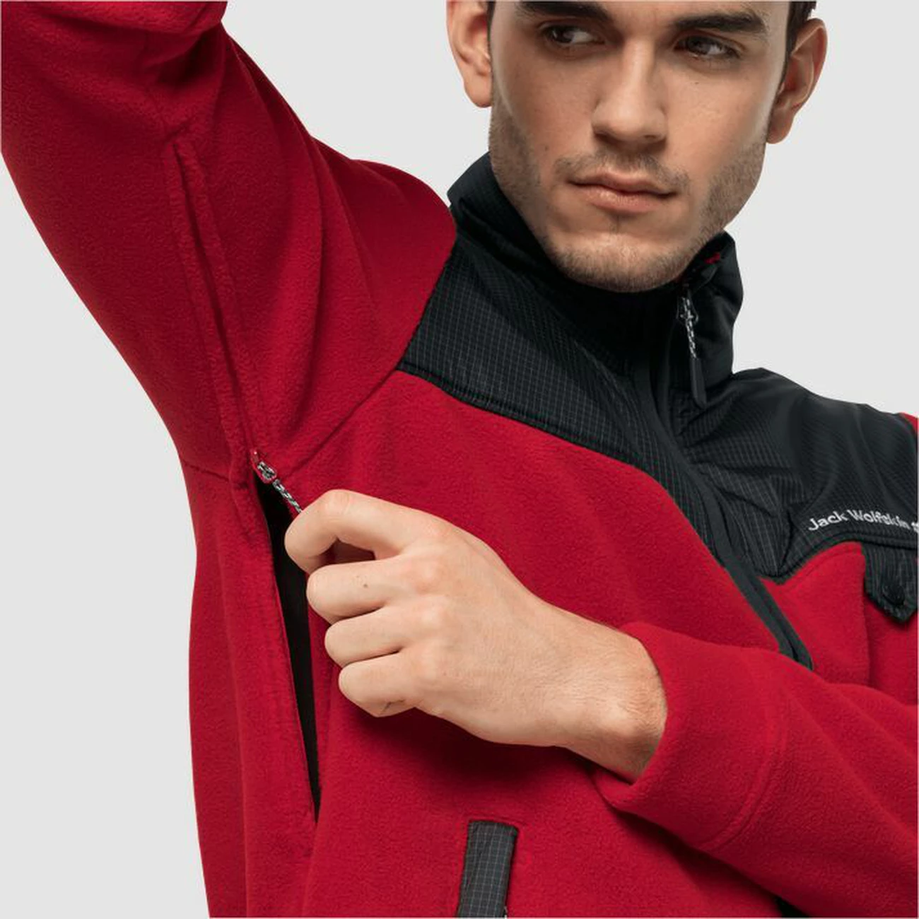 Offres 😍 Randonnee Pedestre Homme Jack Wolfskin Polaire Jack Wolfskin Dna Grizzly ROUGE 🛒 3 Offres 😍 Randonnee Pedestre Homme Jack Wolfskin Polaire Jack Wolfskin Dna Grizzly ROUGE 🛒 – Image 3