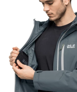 Acheter 😀 Randonnee Pedestre Homme Jack Wolfskin Veste Imperméable Jack Wolfskin Eagle Peak JAUNE 🎉 -Columbia Shop fe430aa20ab542deb3ef1b196250d5dc