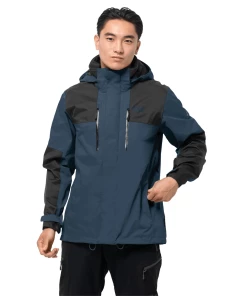 Budget 🧨 Randonnee Pedestre Homme Jack Wolfskin Veste Imperméable Jack Wolfskin Jasper Flex BLEU 🔔 -Columbia Shop fe4941a8cdbe41d28f7b8cb82e588e71